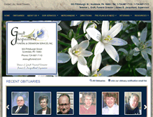 Tablet Screenshot of gjfuneral.com